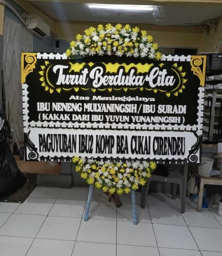 Papan Bunga Duka Brits Hotel Karawang